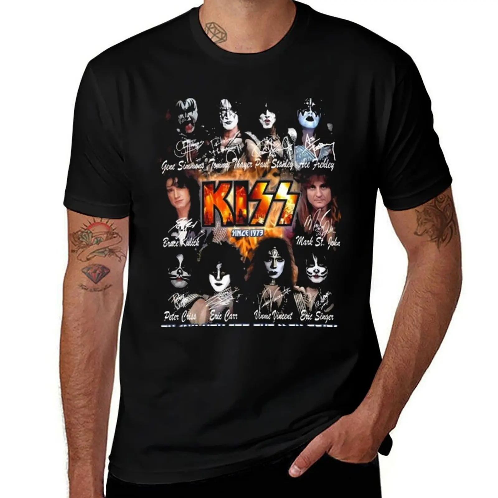 

Kiss Thank For The Memories T-Shirt customs design your own graphic shirts fashion shirts Men's t-shirts