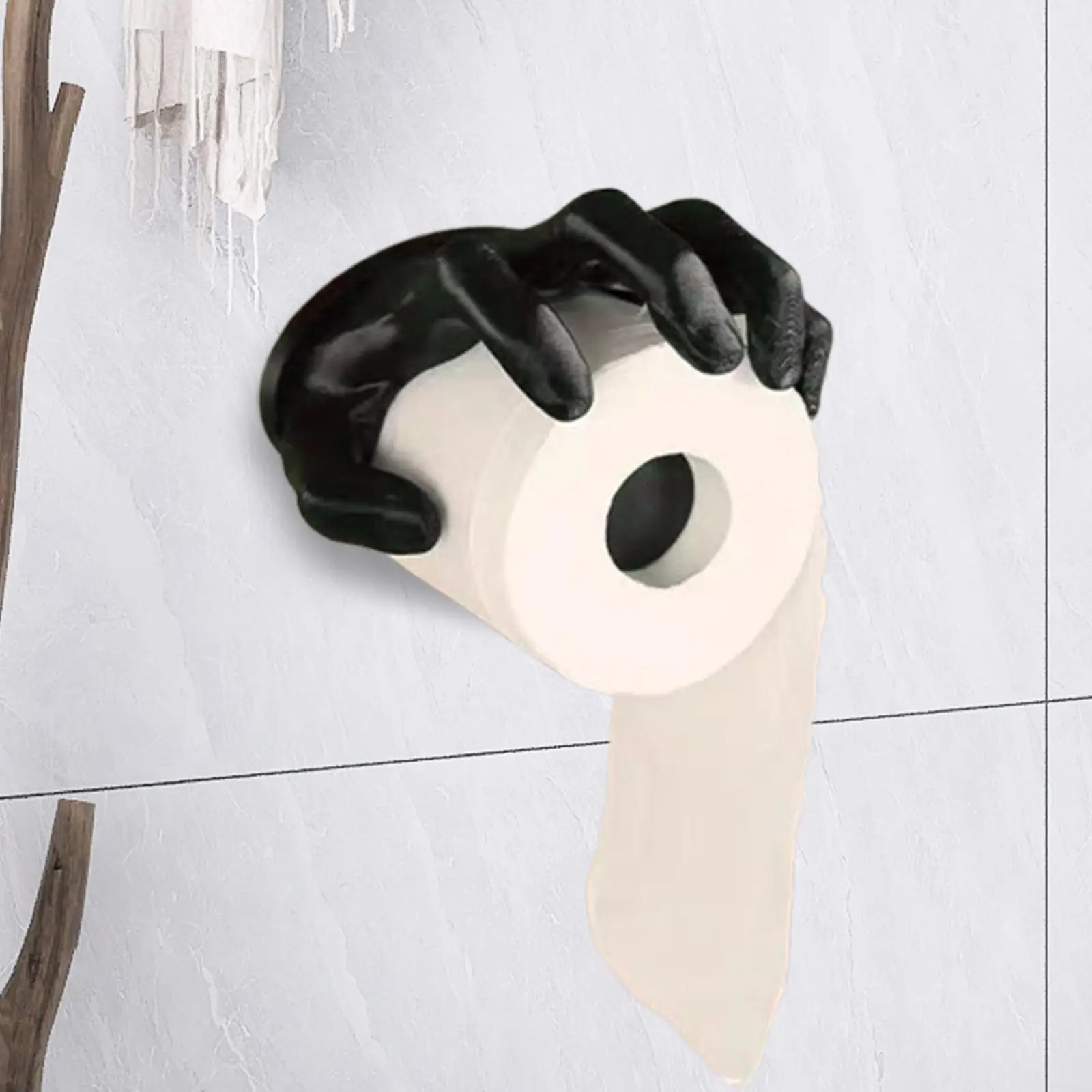 

Держатель для бумажных полотенец Подставка для рулона папиросной бумаги Ручная форма Уникальный стоячий держатель для рулона туалетной бумаги для гостиной Ванная комната Дома