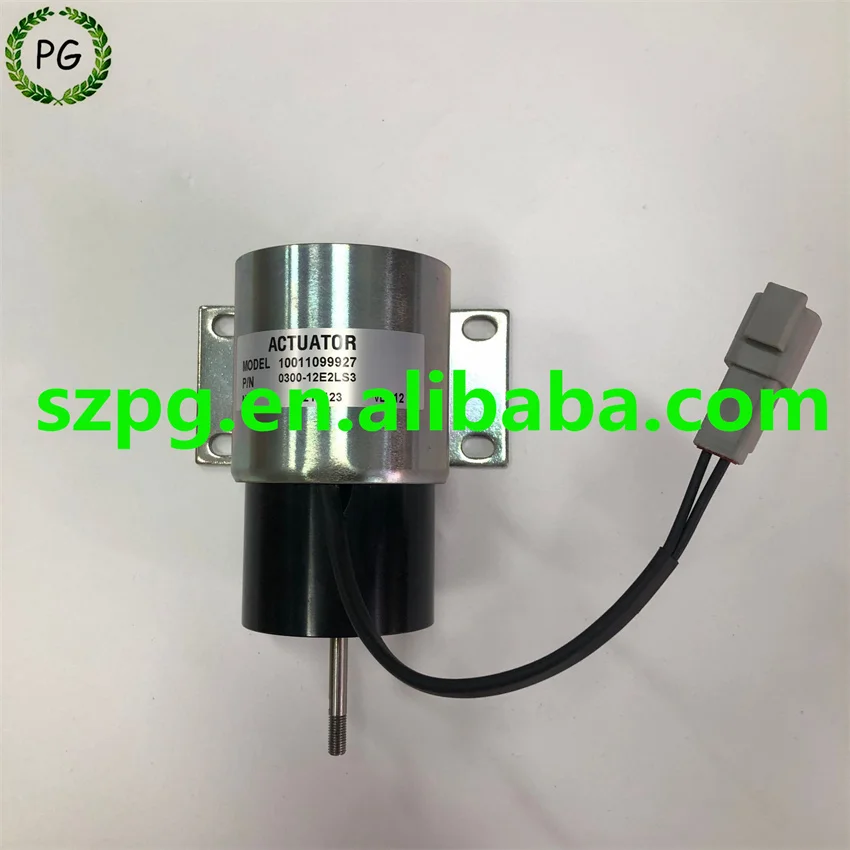 0300-12E2LS3 030012E2LS3 Actuator Solenoid 12V 10011099927 for Heavy Equipment