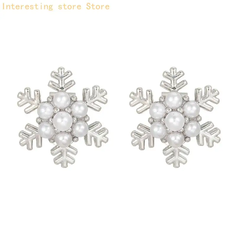 Schneeflocken-Ohrhaken-Charm-Ohrclip für Freeclip 1/2 Zubehör für den täglichen Look 55KC – Detail 9