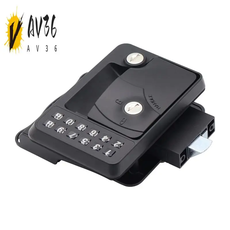 

AV36-RV Travel Trailer Entry Door Lock Camper Door Latch Handle With Wireless Keys RV Door Lock Replacement Accessories For RV/C