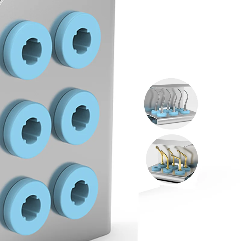 

Металлический держатель для наконечников VVDental/стерилизатор, чистый и гигиенический стоматологический материал для наконечников ультразвукового скалера, стоматологических инструментов