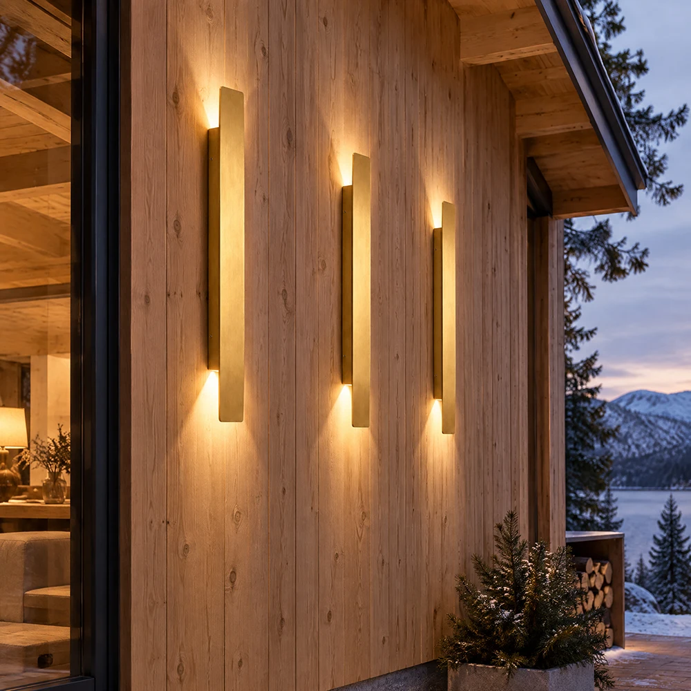 Decor Lighting Cy - Luminária de parede exterior à prova