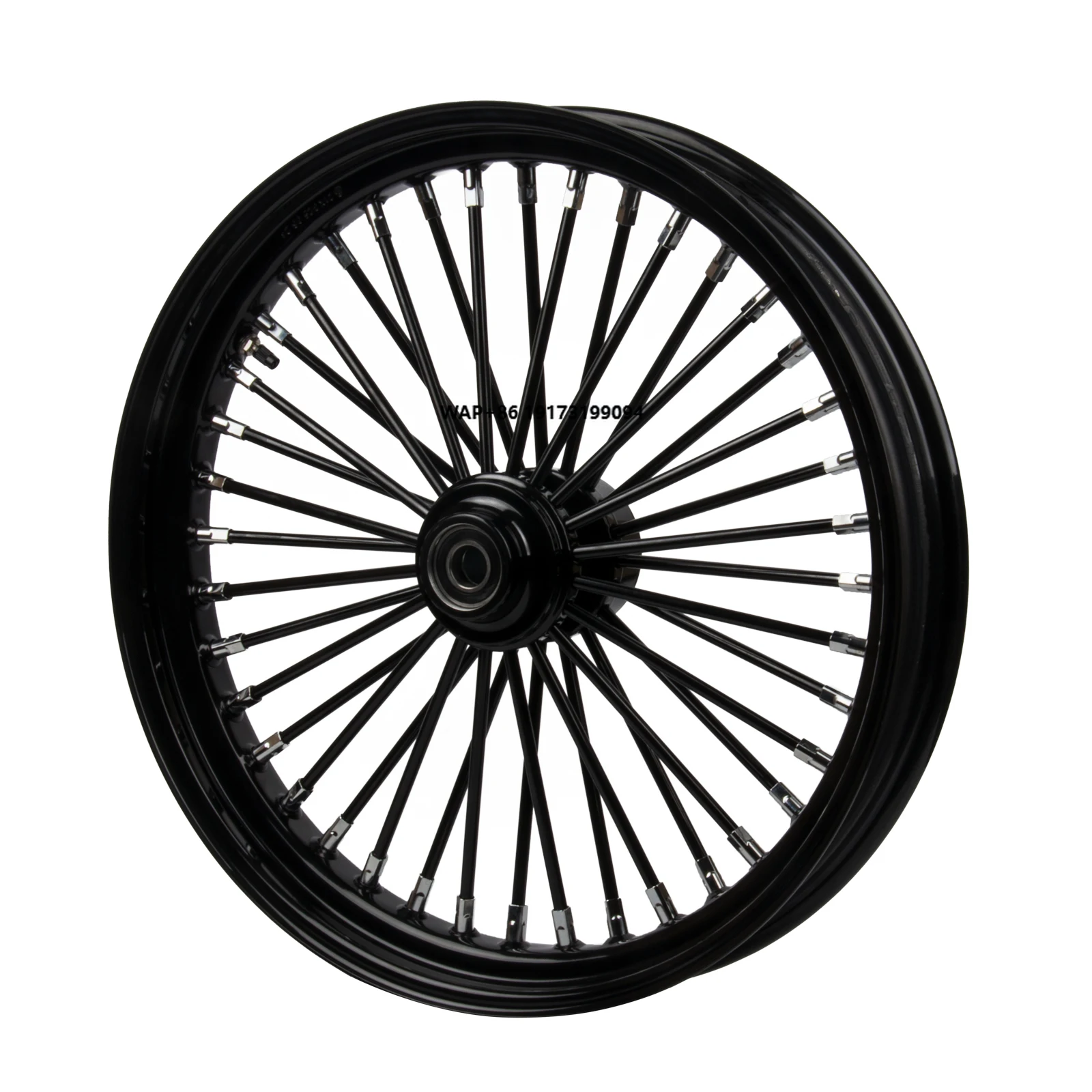 

Chrome Black Fat King Spoke Wheel for 18-later Softail Standard Street Bob Gloss Black Chrome Tubeless