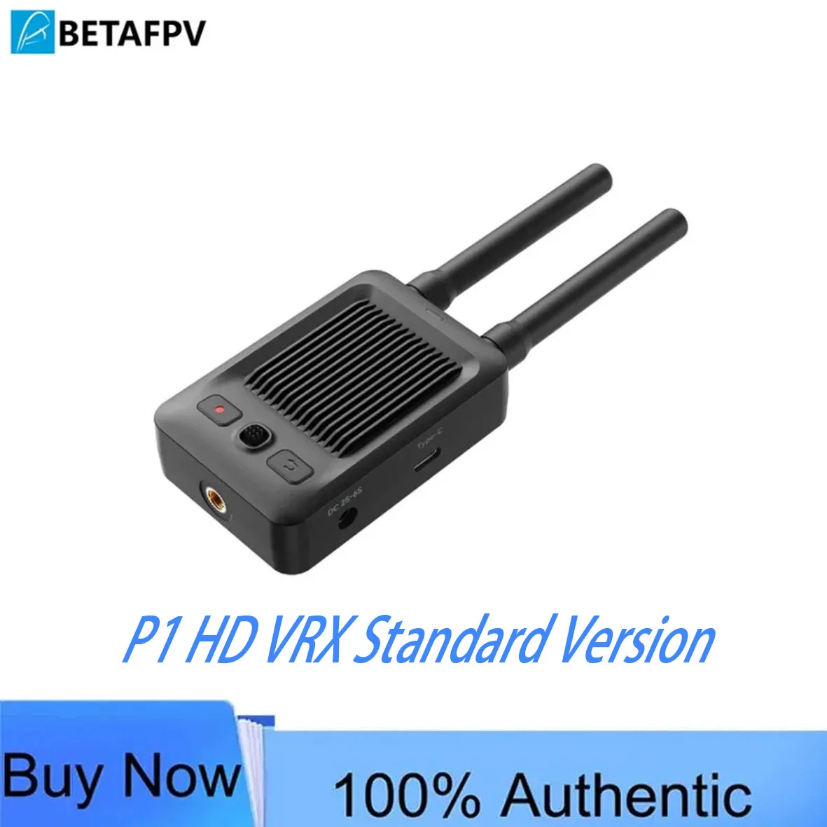 BETAFPV P1 HD VRX Standard Digital FPV Receiver 1080P@60fps Live Video Mini HDMI Output 400m Range for FPV Drone