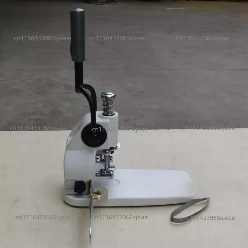 Manual Single Hole Paper Punching Machine With Drill Bit, 30mm Thickness Album Tag Driller For Craft