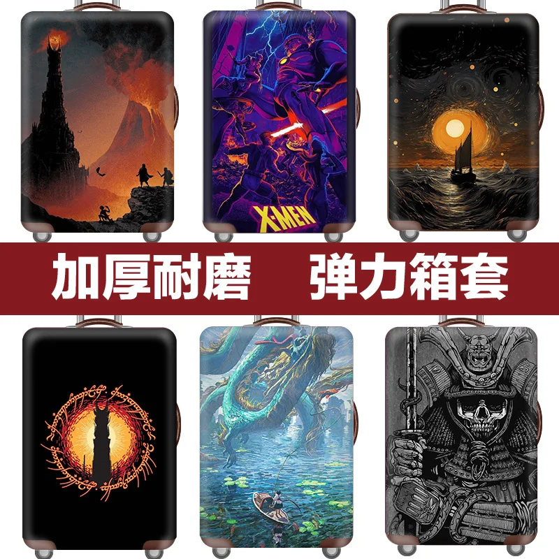 

Luggage Protective Cover Trolley Case Cover Travel Dust Elastic Cover Bag 18/20/24/28/30 Inch Thickened Wear-resistant