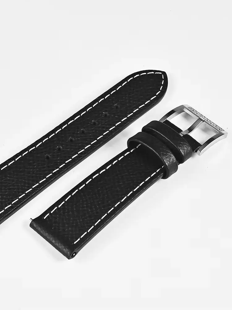 San Martin Watch Strap 20mm Leather Quick Release Wristwatch Belt Watch Band Sweat For Man Comfortable Classic Epsom SN0101