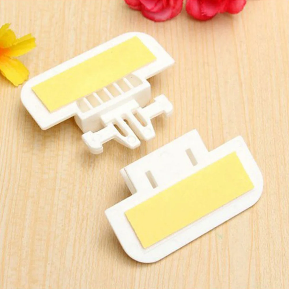 5 قطع أقفال أمان مقاومة للأطفال ABS لاصق قوي بدون بقايا سهلة التركيب لأبواب درج خزانة الثلاجة #1