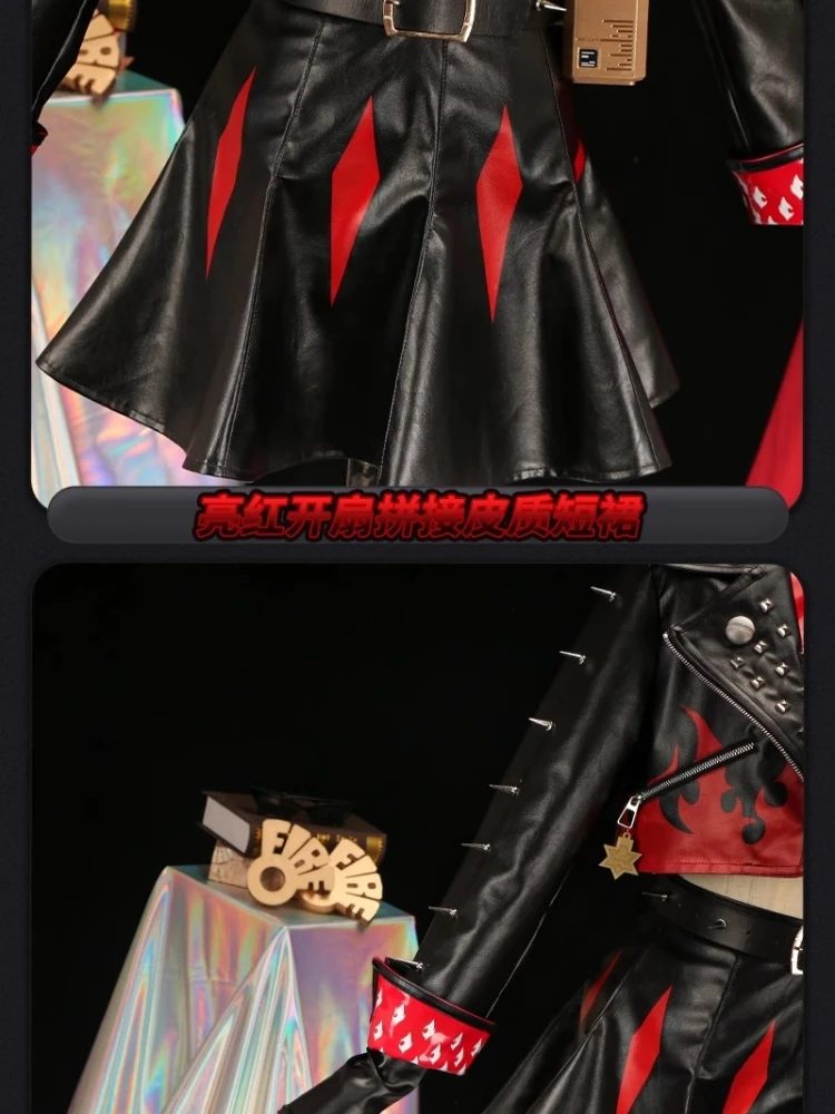 Zenless Zone Zero Burnice Whita Kostum Cosplay Anime Wanita Seragam Seksi Pakaian Bermain Peran Halloween Comic-Con Setelan Pesta Stok