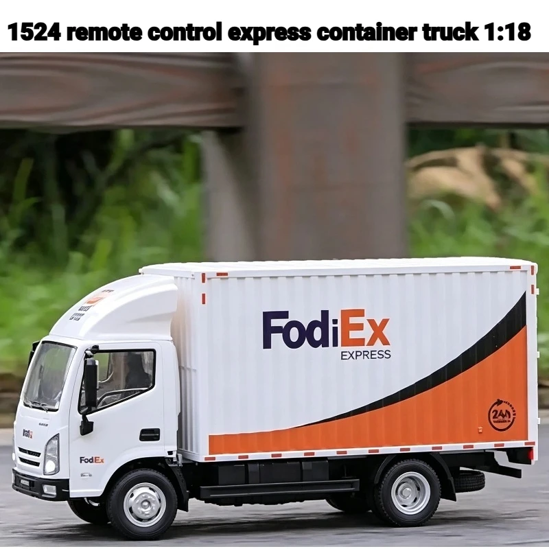 Huinna 1:18 Scale Remote Control Truck 13-Channel RC Delivery Vehicle Small Floating Cargo Truck Miniature Transport Car Toy1524