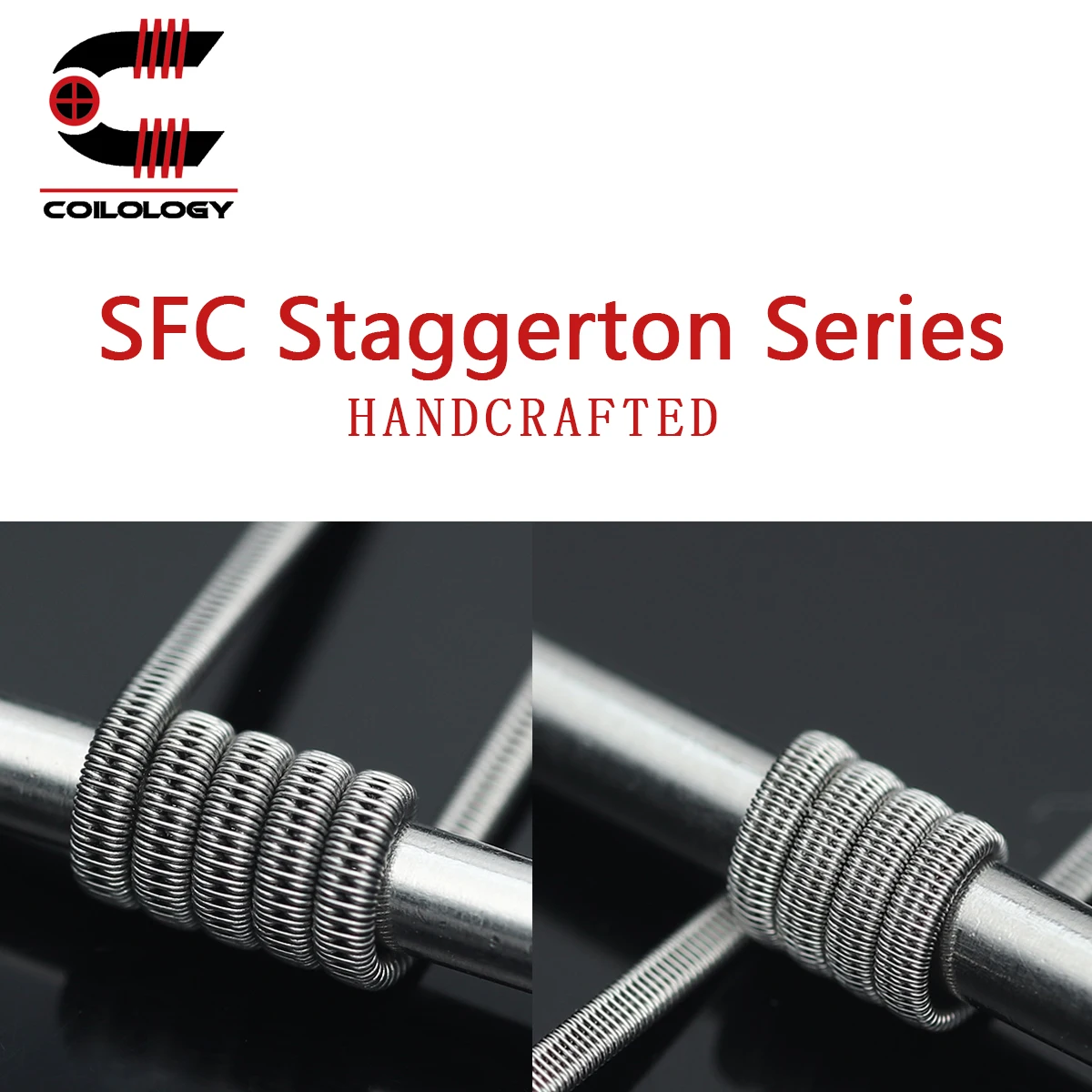 

Coilology SFC Staggered FC Handmade Coil DIY Resistance Coil 10PCS or 2PCS