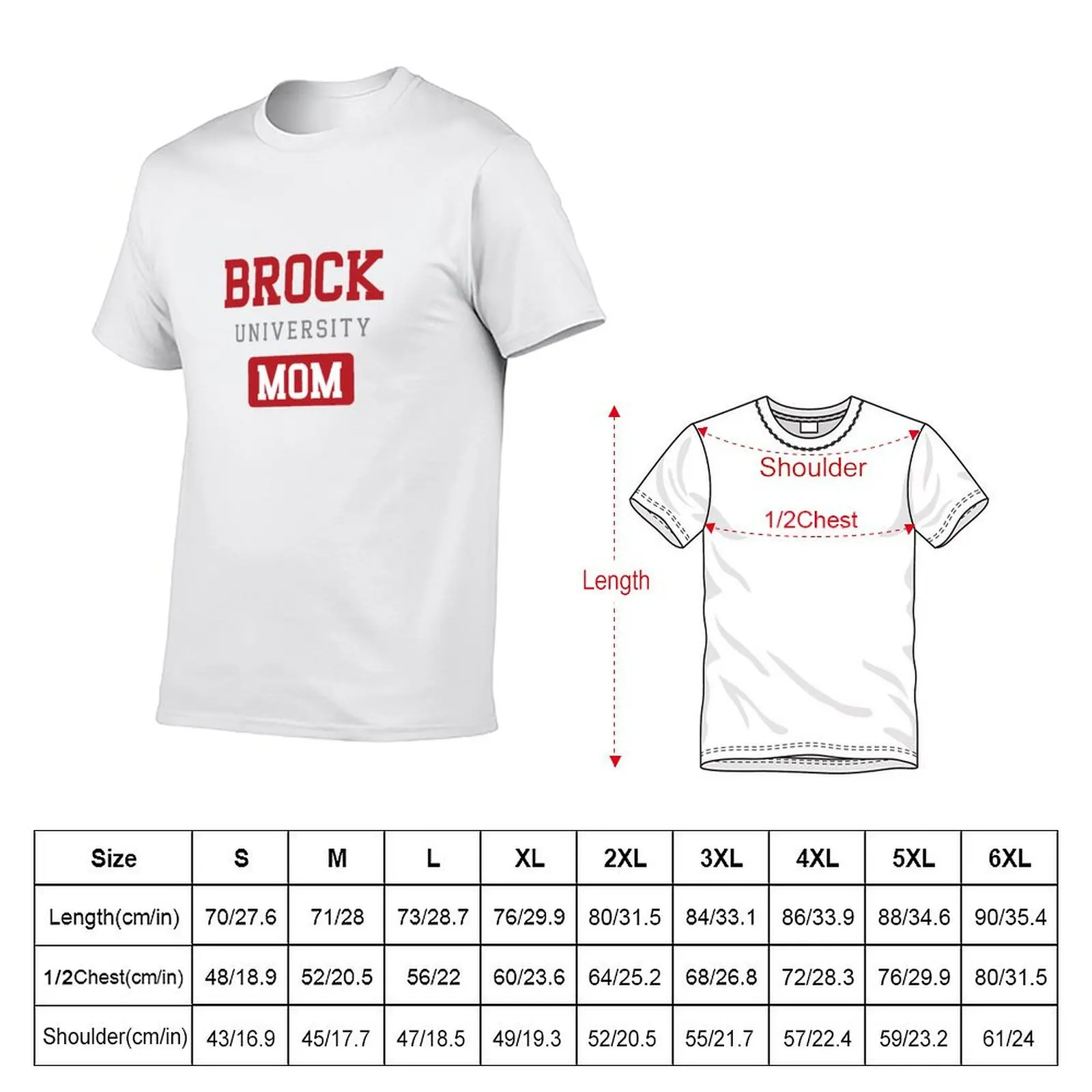 Mom humor Design T-Shirt University Brock dark tshirt 100% funny shirts t cotton