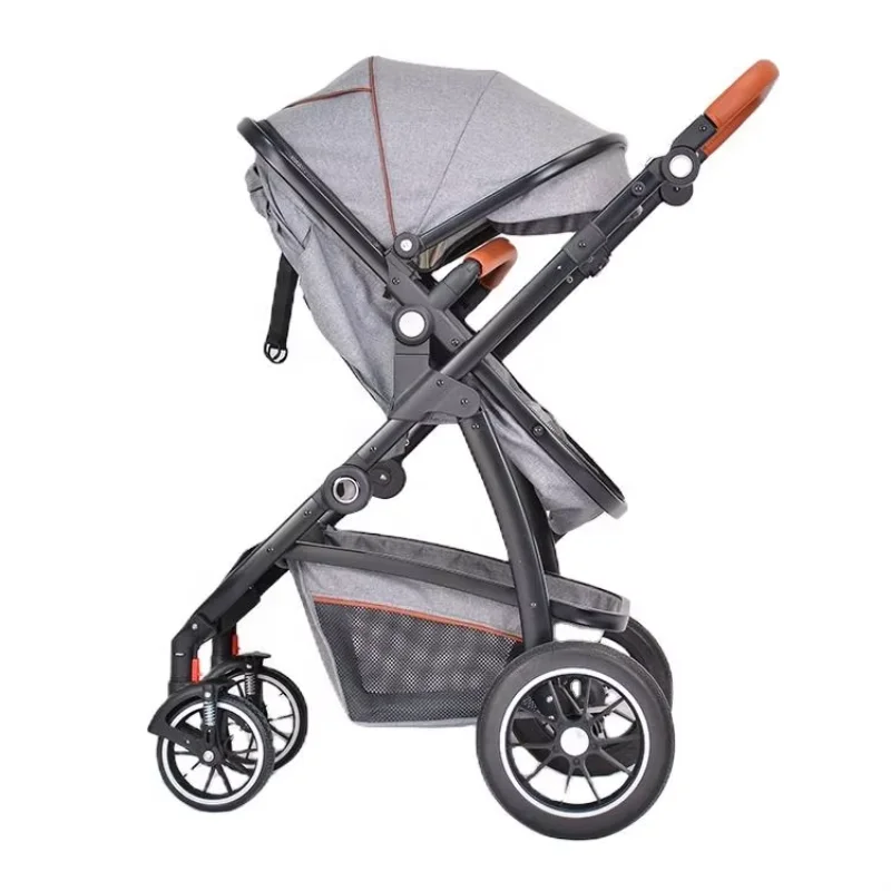 

3 in 1 Baby Stroller Pram With Bassinet And Swing Cradle For New Bebe Travel System baby pram 3 in 1