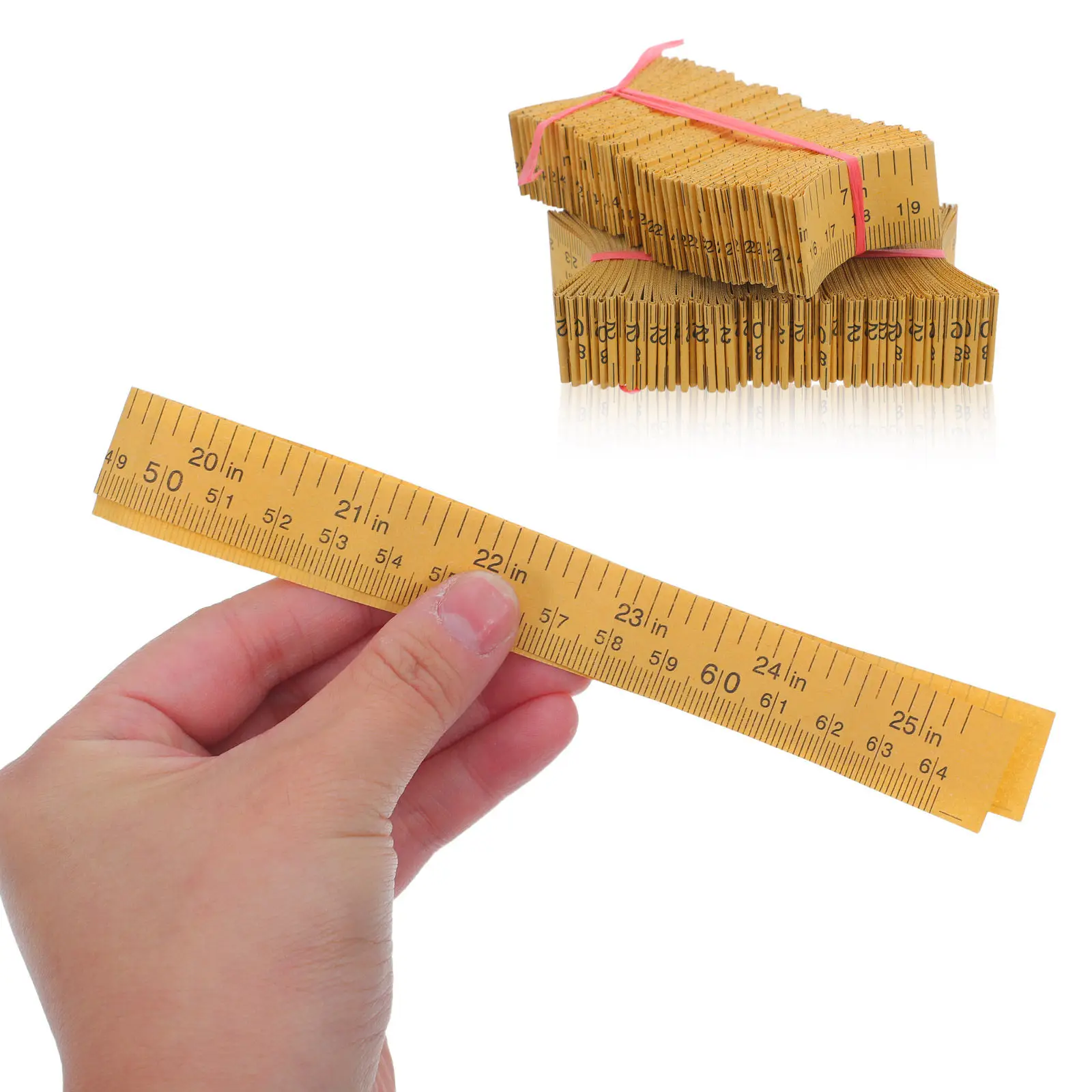 Thin Flexible Paper Tape Measure for Dressmaking Sewing Pattern Drafting Tailor Workshop Body Dimension Measurement view 4