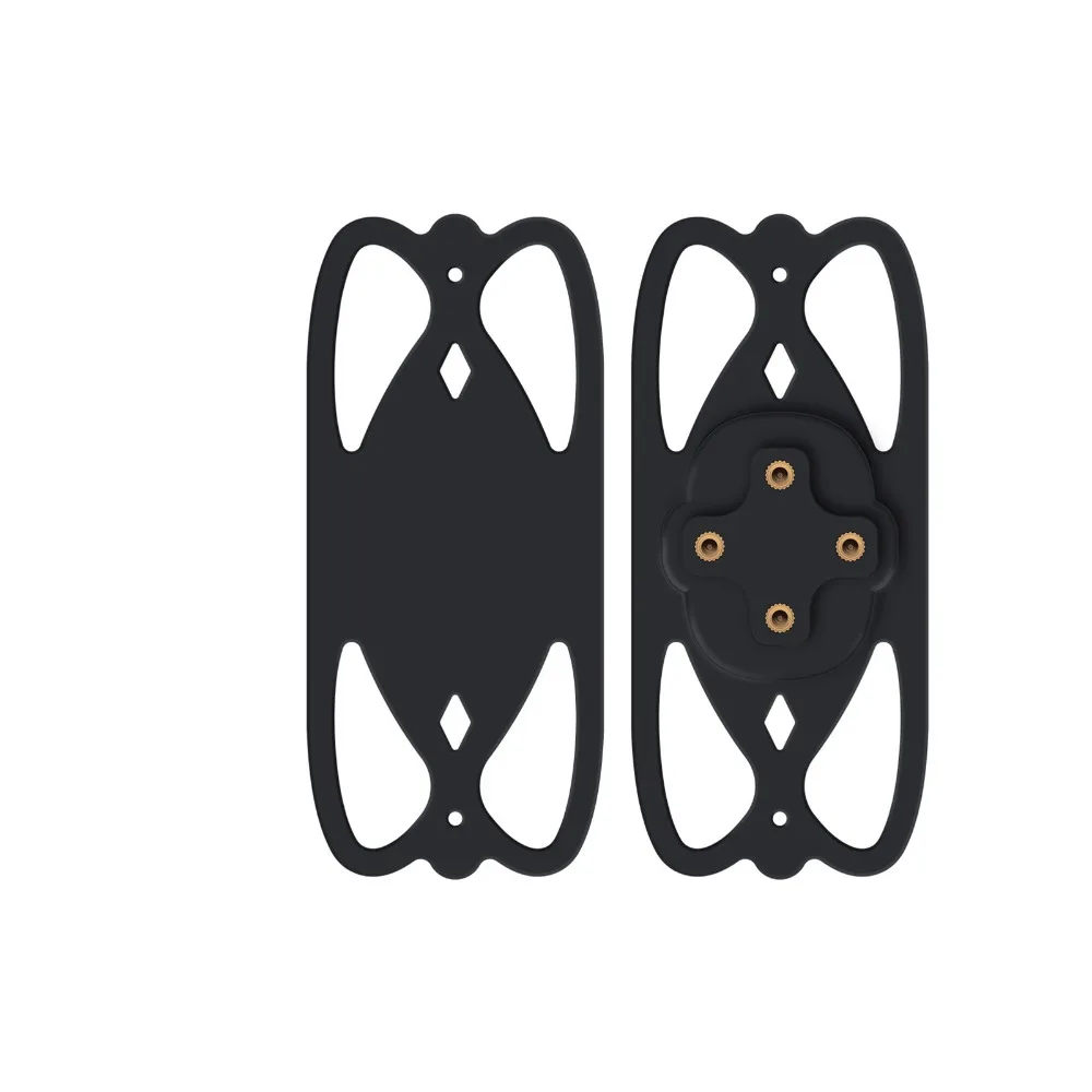 

Shockproof Bike Phone Holder Stable Easy Installation Phone Holder Mount Black for Wahoo/Garmin/Bryton Computer Mount Systems