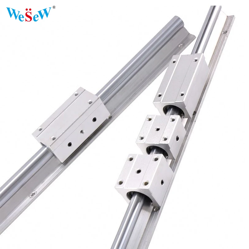Guida lineare + blocchi SBR20UU Guida di giunzione perno per giunzione parti CNC Set guida lineare Giunto di apertura SBR20 2000mm 3000mm 4000mm