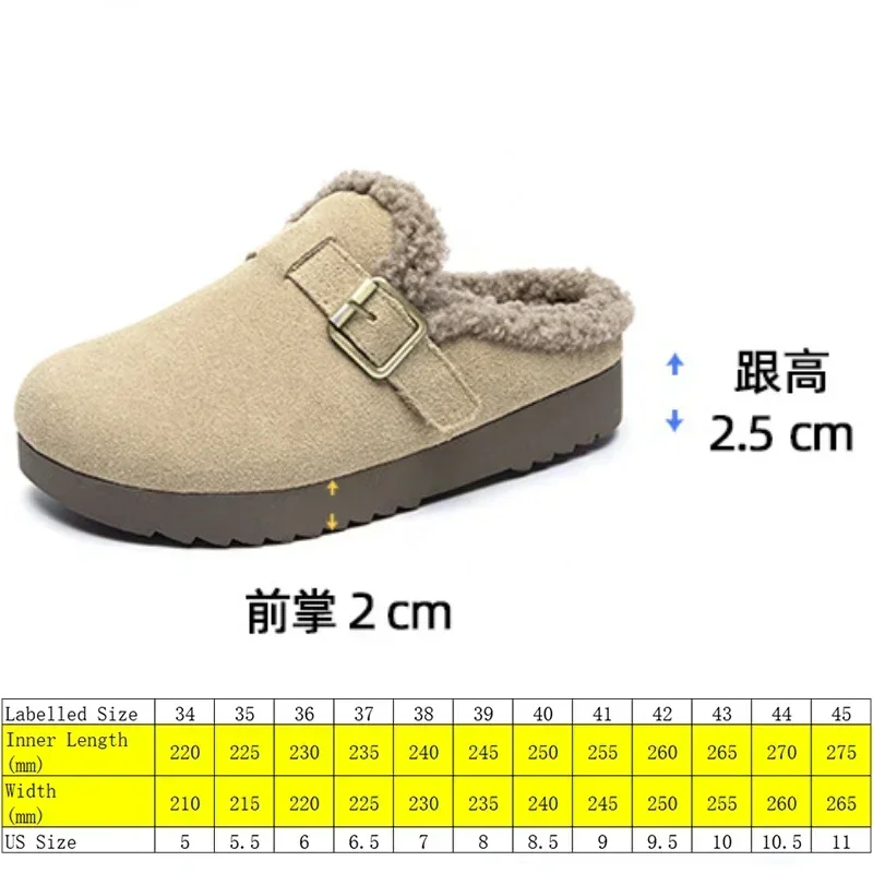 Koznoy 2.5cm étnico camurça de vaca couro genuíno inverno pelúcia quente feminino apartamentos lazer deslizamento em chinelos primavera outono sapatos confortáveis