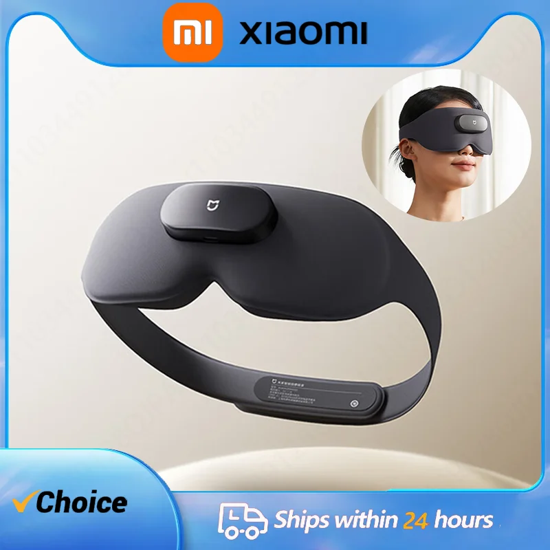 

Умная массажная маска для глаз Xiaomi Mijia, 3d затенение, горячий компресс, вибрационный интеллектуальный массажер для глаз, снимает усталость, поддержка Mi Home App