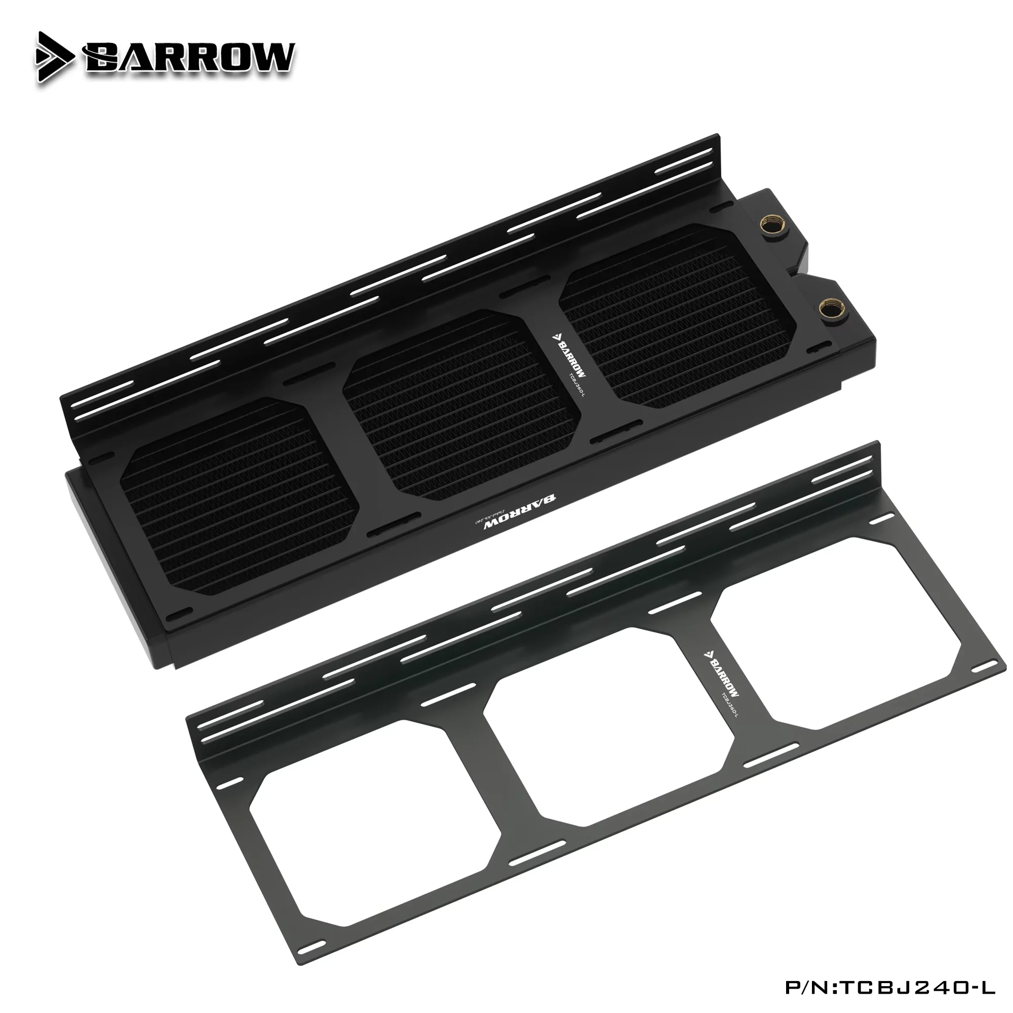 

Barrow 240/360 Radiator Support Bracket Fan External Mounting Bracket Suitable For 12cm Fans TCBJ240-L/TCBJ360-L