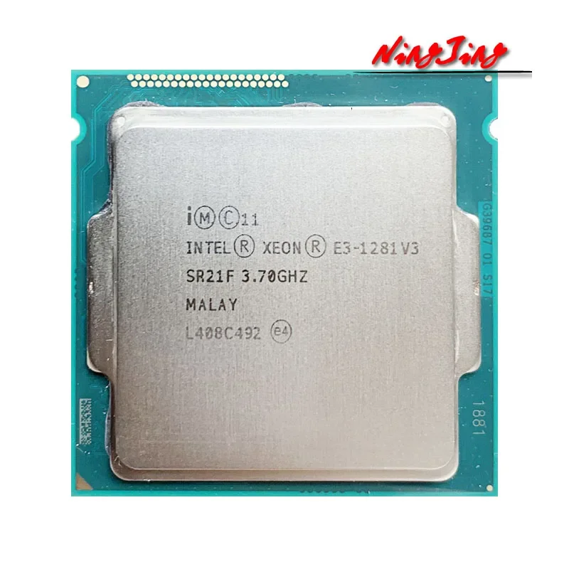 Intel Used Xeon E3-1281v3 E3 1281v3 E3 1281 v3 3.7 GHz Quad-Core Eight-Thread CPU  L2=1M L3=8M 82W LGA 1150