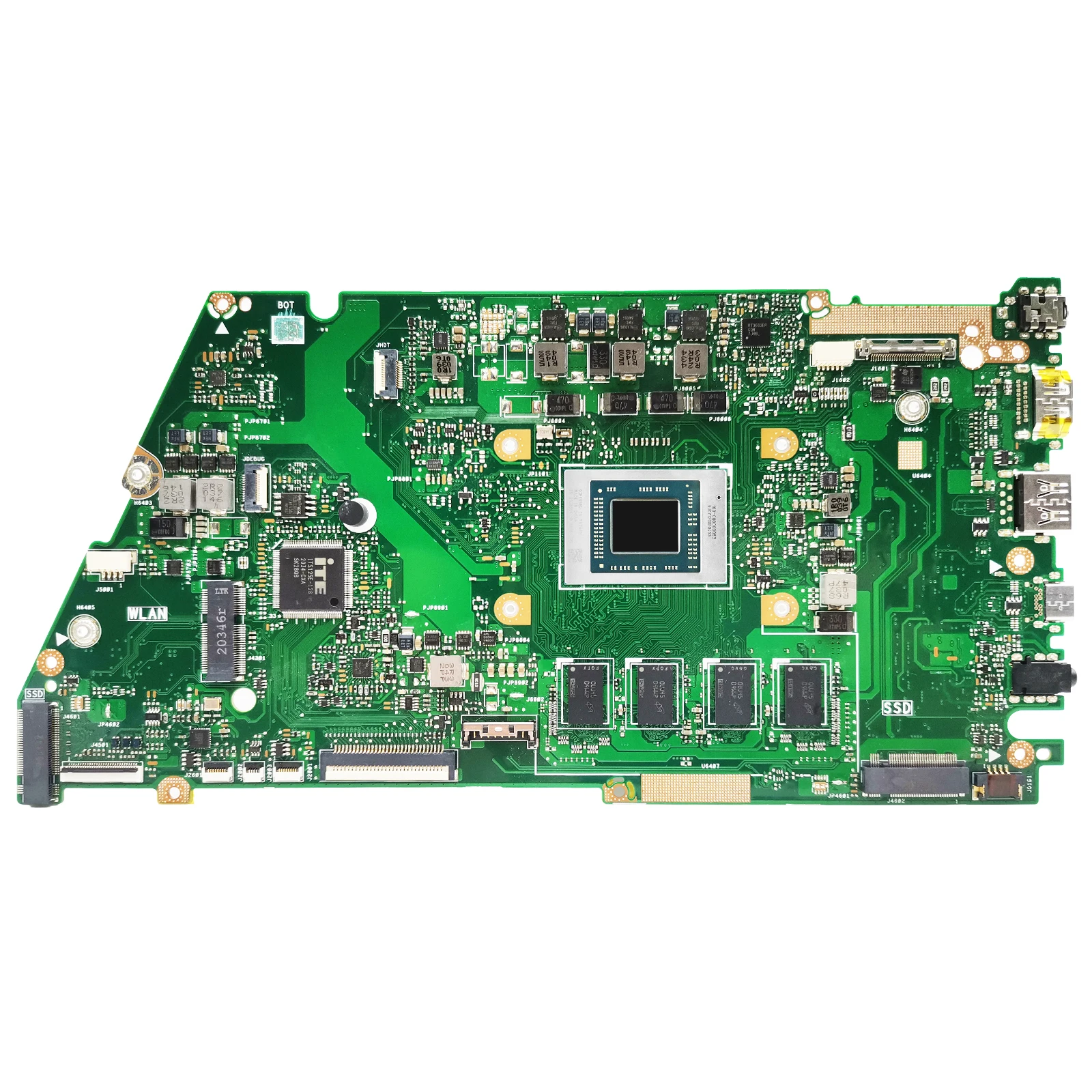 AKEMY X421UA Laptop Motherboard For Asus Vivo Book X421UA X521UA M433UA M533UA X421UAY Mainboard with CPU R5 R7 8G/16G-RAM