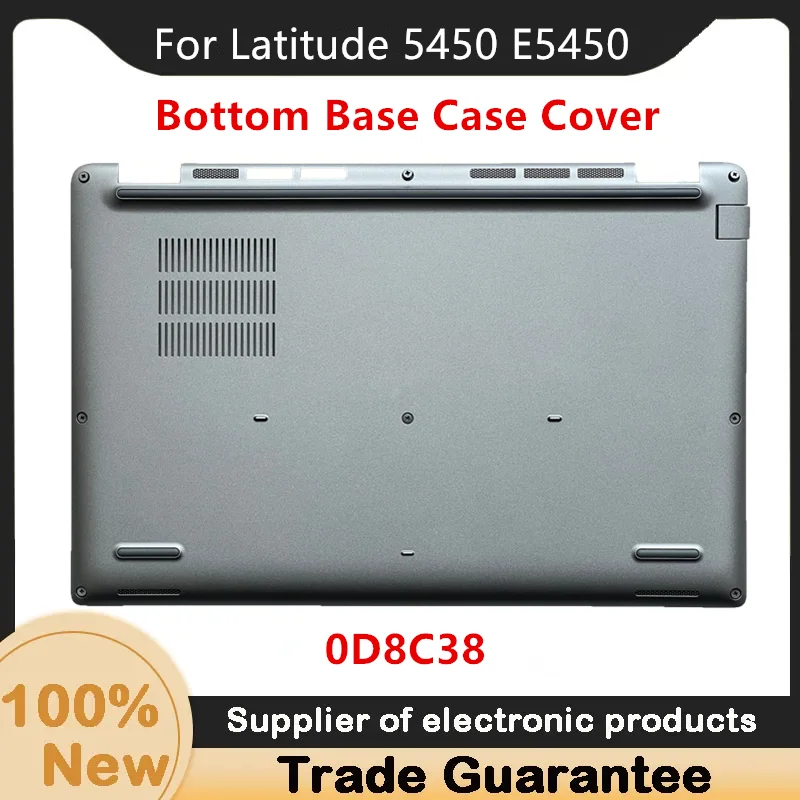 

New For Dell Latitude 5450 E5450 Bottom Base Case Cover 0D8C38 Silver