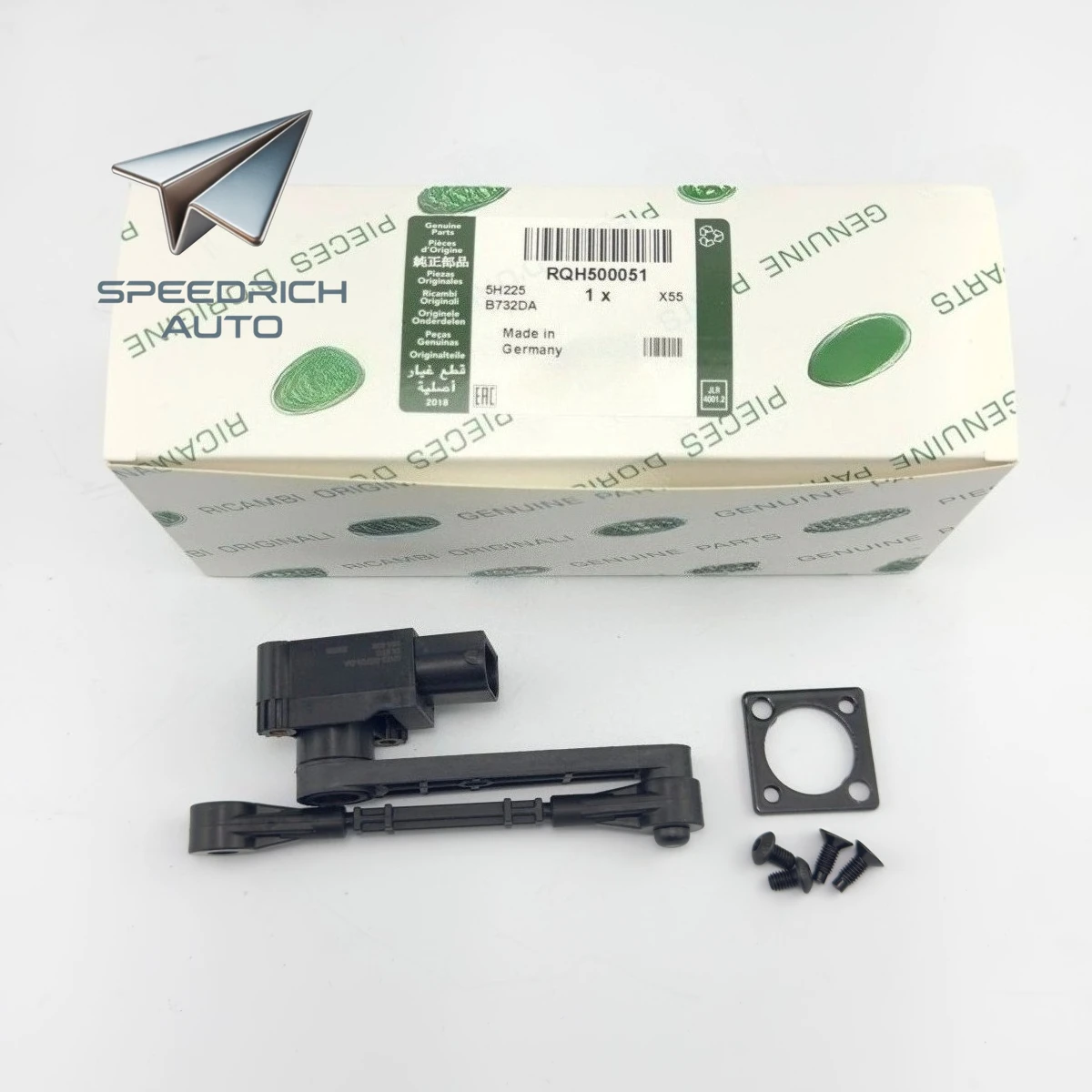

Датчик высоты кузова RQH500051 LR020159 RQH500052 RQH500053 для Land Rover Range Rover Sport 2005-2009, Discovery 3 2005-2009