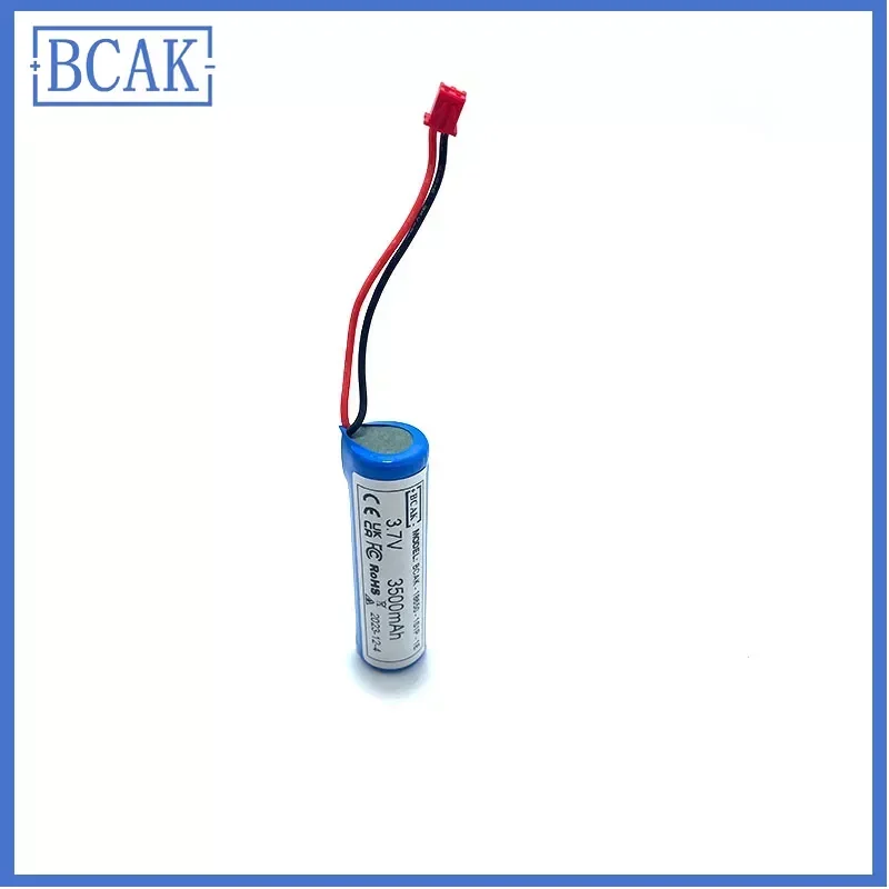 BCAK 18650 3.7V 3500mAh แบตเตอรี่ลิเธียม 1S1P พร้อม Bms แผ่นป้องกันสําหรับแสงแปรงสีฟันไฟฟ้าพัดลมแบตเตอรี่สํารองสีฟ้า