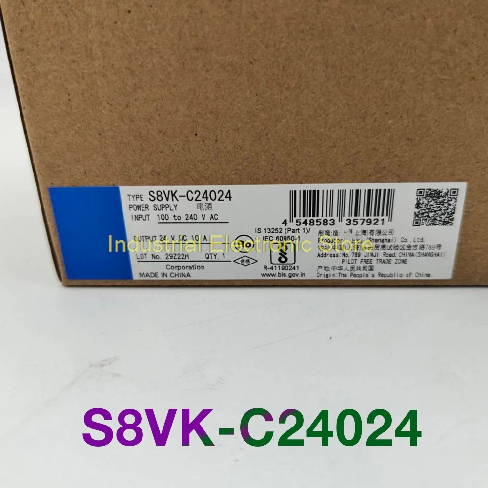 

Switching Power Supply 240W/24V Output DIN-Rail Installation S8VK-C24024