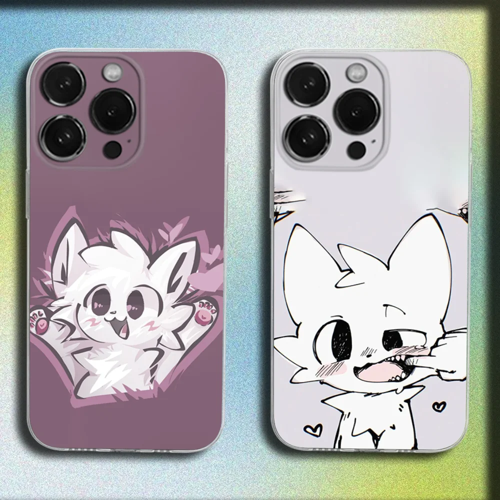 

Cartoon B-Boykisser Silly Cat Phone Case For iPhone 16,15,14,13,12,11 Plus,Pro,Max,XR,XS,Plus,SE,Mini Transparent Soft Cover