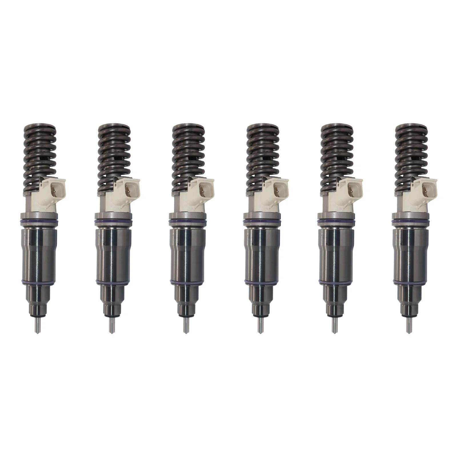 6PCS Diesel Fuel Injector EFE4E00001 BEBE4E00101 EX631018 For Detroit Series 60 14.0L DDEC VI E3 Engine 2007-2010 Medium Heavy