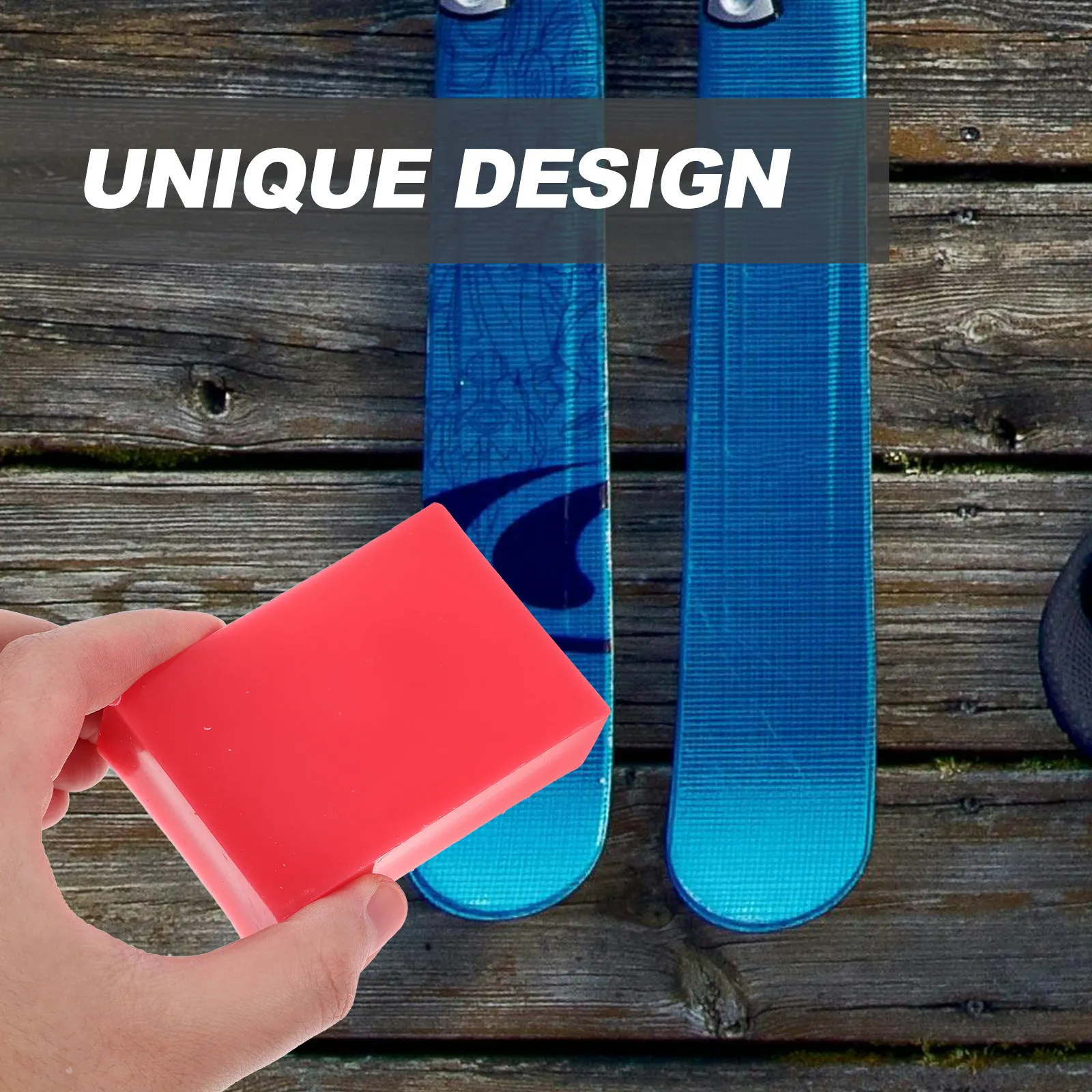 

Single Double Snowboard Wax Easy Apply Clean Convenient Ski Waxing Set Ski Wax Snowboard Waxing Kit