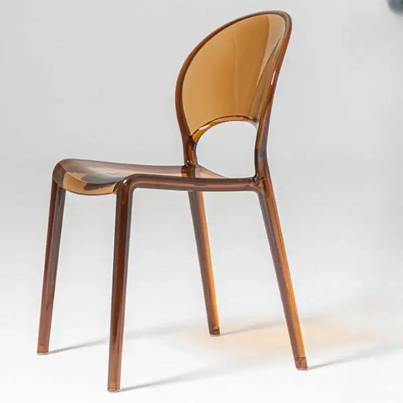 

that living Balcony, chairs, plastic, room outdoor conforms to dining ergonomics, transparent floor dining chairs, minimalist