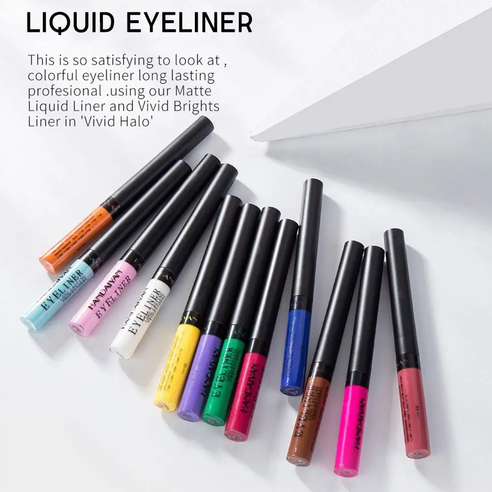 Multi Color Cosmetics Uv Light Neon Fluorescent Color Eyeliner Make Up Tool Fluorescent Eyeliner Liquid Eye Liner Pencil