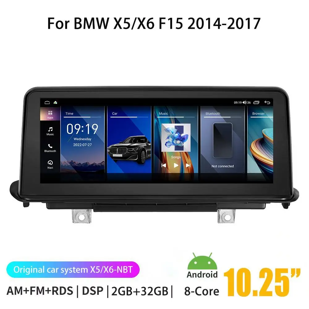 

Car Video Player Android Auto For BMW X5/X6 F15 Touch Screen Car Carplay Monitor Multimdia Player Speacker Radio Navi Stereo