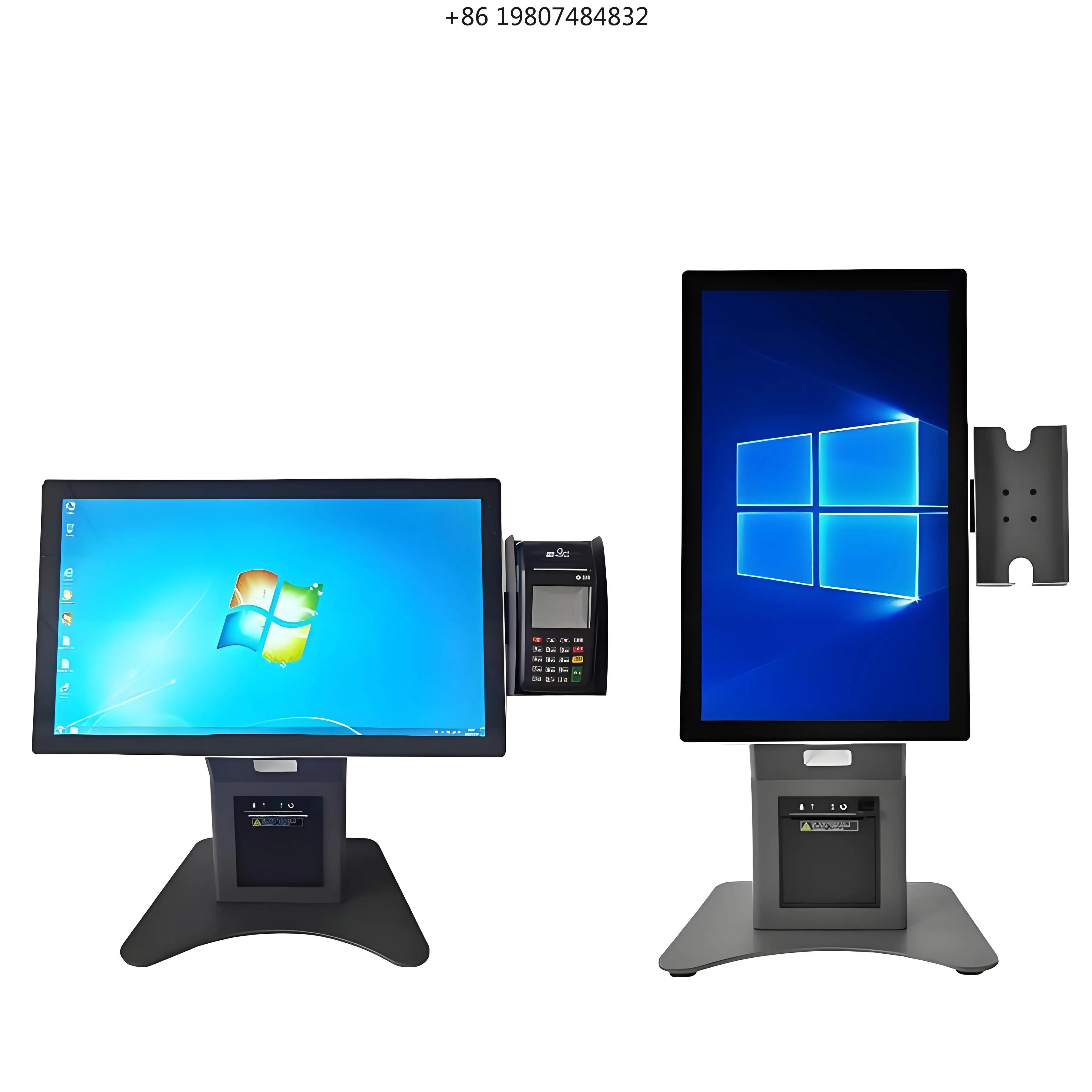 

15.6 Inch Compact Android POS for Aliexpress, Self Ordering Payment Kiosk Retail Supermarket Checkout