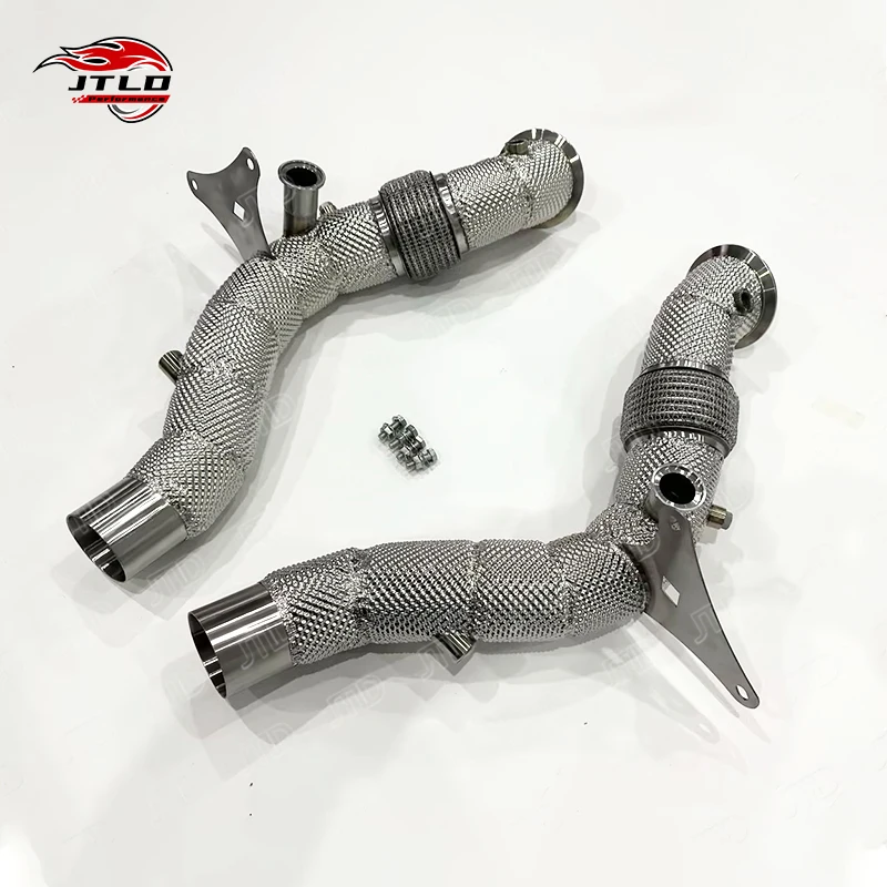 

JTLD Exhaust System High Flow Performance Downpipe For Ferrari F8 Tributo Spider 3.9T V8