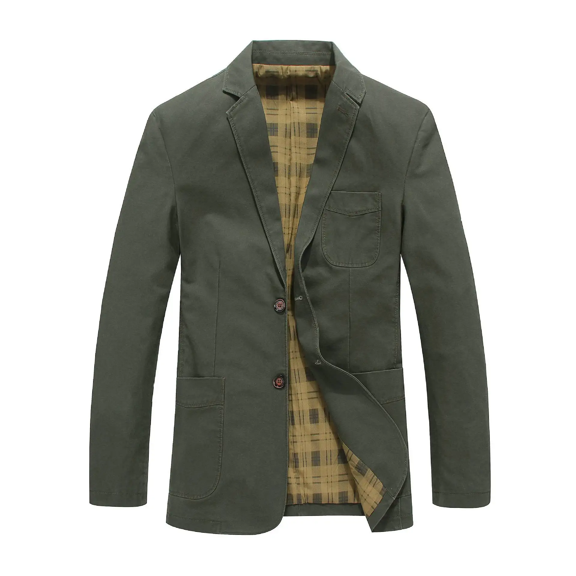 High Quality Men\'s Blazer Oversized Suit Jackets 5XL Pure Cotton Streetwear Casual Jacket Men Clothing Black Blazers AF5618