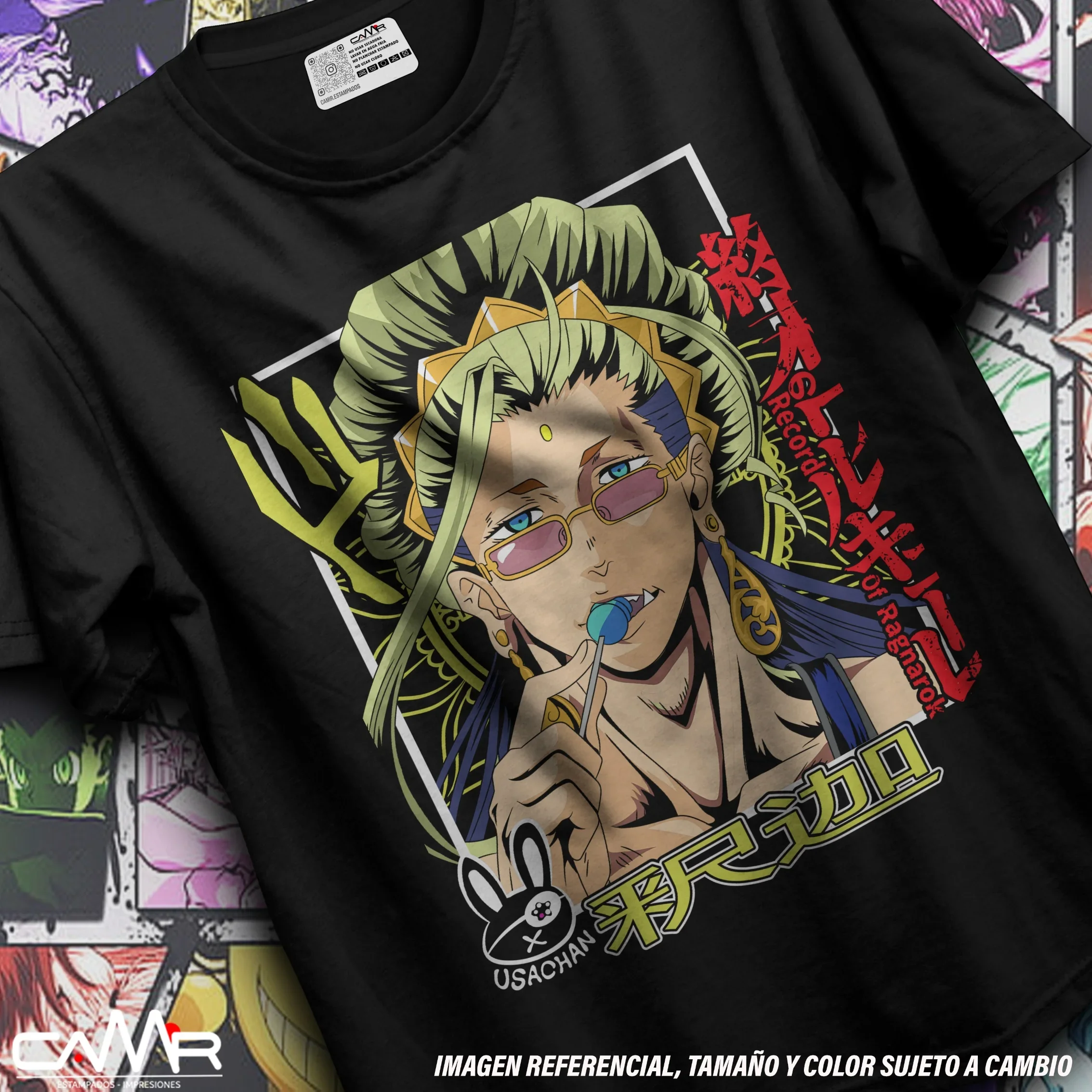 Buda T-Shirt Record Of Ragnarok bouddha Anime horreur Fan cadeau fille chemise toutes tailles