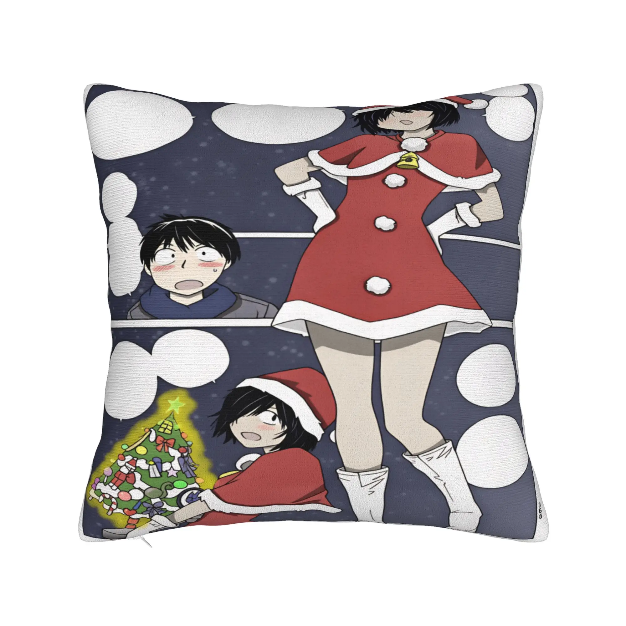 Anime Mysterious Girlfriend X Pillow Case  Square Pillow Cover Kawaii Pillowcases For Sofa Home Decor