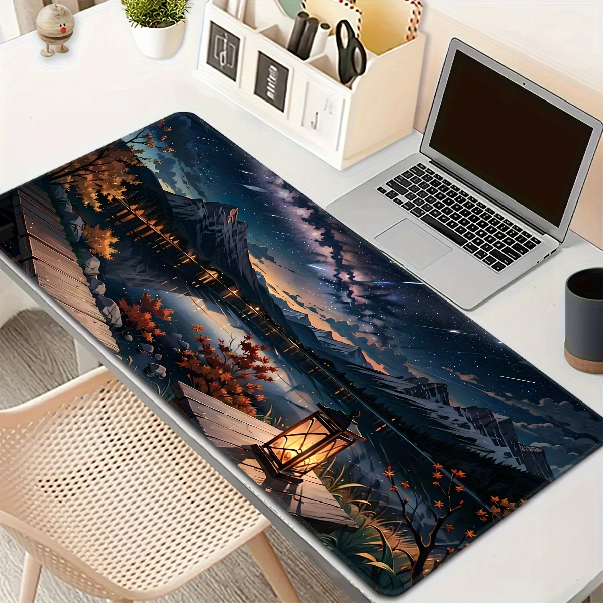 

Meteor Lake Mountain Mouse Pad XXL Gaming Desk Mat Rubber Non Slip Base Mousepad for PC Laptop Office