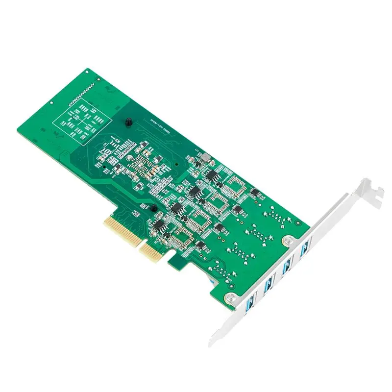 

PCIE to 4Ports 5Gbps Expansion Card for Windows Linux OS 4X Dedicated 5Gbps USB 3.0 Channel 20Gbps B