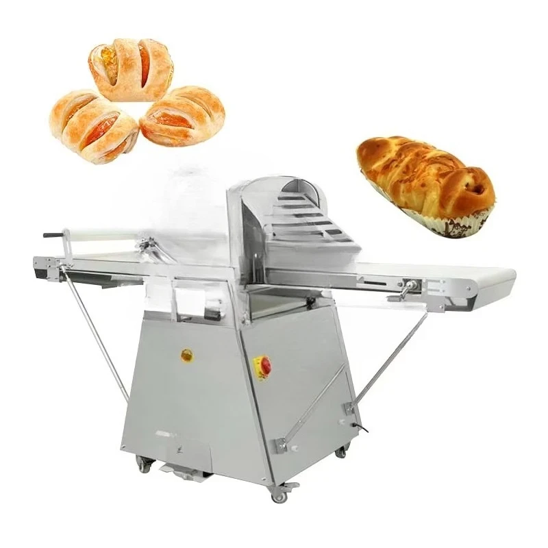 Bakery Reversible Stainless Steel Pizza Dough Sheeter Machine Automatic Croissant Dough Sheeter Dough Sheeter Price