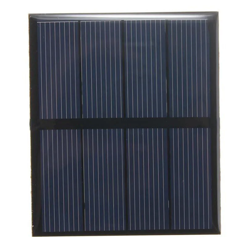 10 Stück 0,6 W kleines Solarpanel 2 V Epoxidharz-Poly-Mini-Solarzellen für DIY Solar-LED-Leuchten Spielzeug Fahrrad Drohne Batterie Projekt 82 * 70 mm – Detail 2