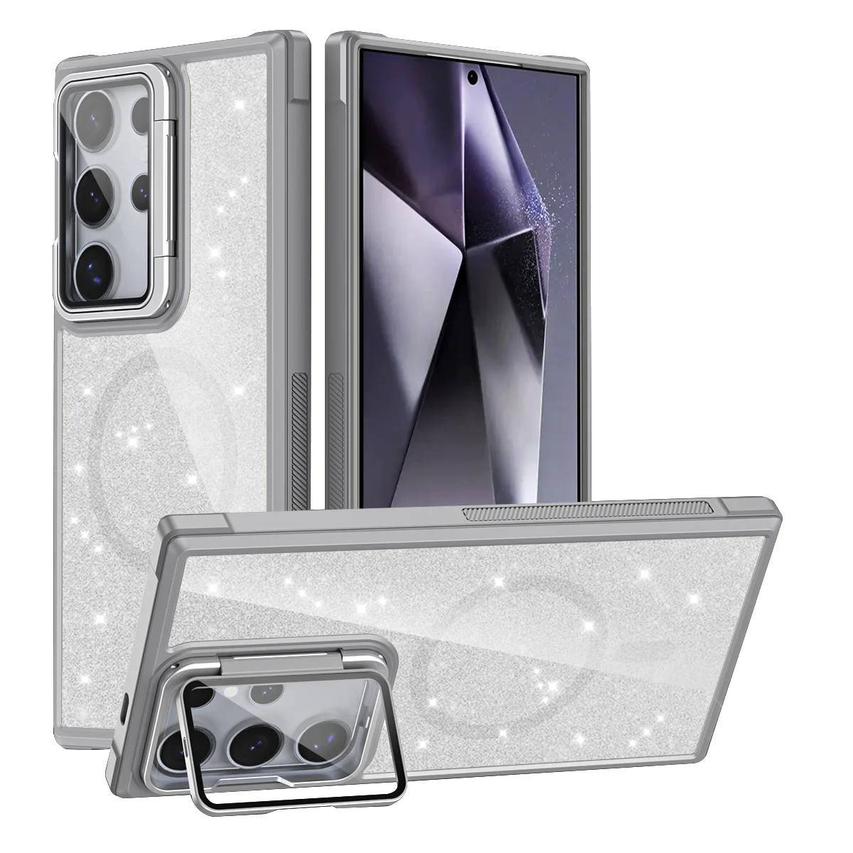 

Case for Huawei Pura 70 Ultra Pro+ Plus Mate 60 Pro+ Plus Car Mount Magnetic Camera Holder Magsafe Wireless Charging Phone Cover