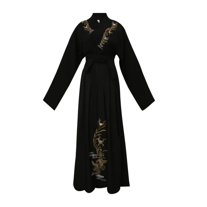 한푸 로브 학생을위한 중국 전통 의류 커플 일상복 한 왕조 검객 민속 의상 코스프레 공연