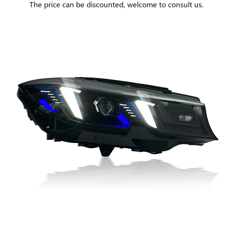 

SJC Upgrade Laser LED Headlight For BMW 3 Series 320i 325i 330i L335i 2019-2022 G28 G20 G80 Modified Head Lamp Yellow/White DRL