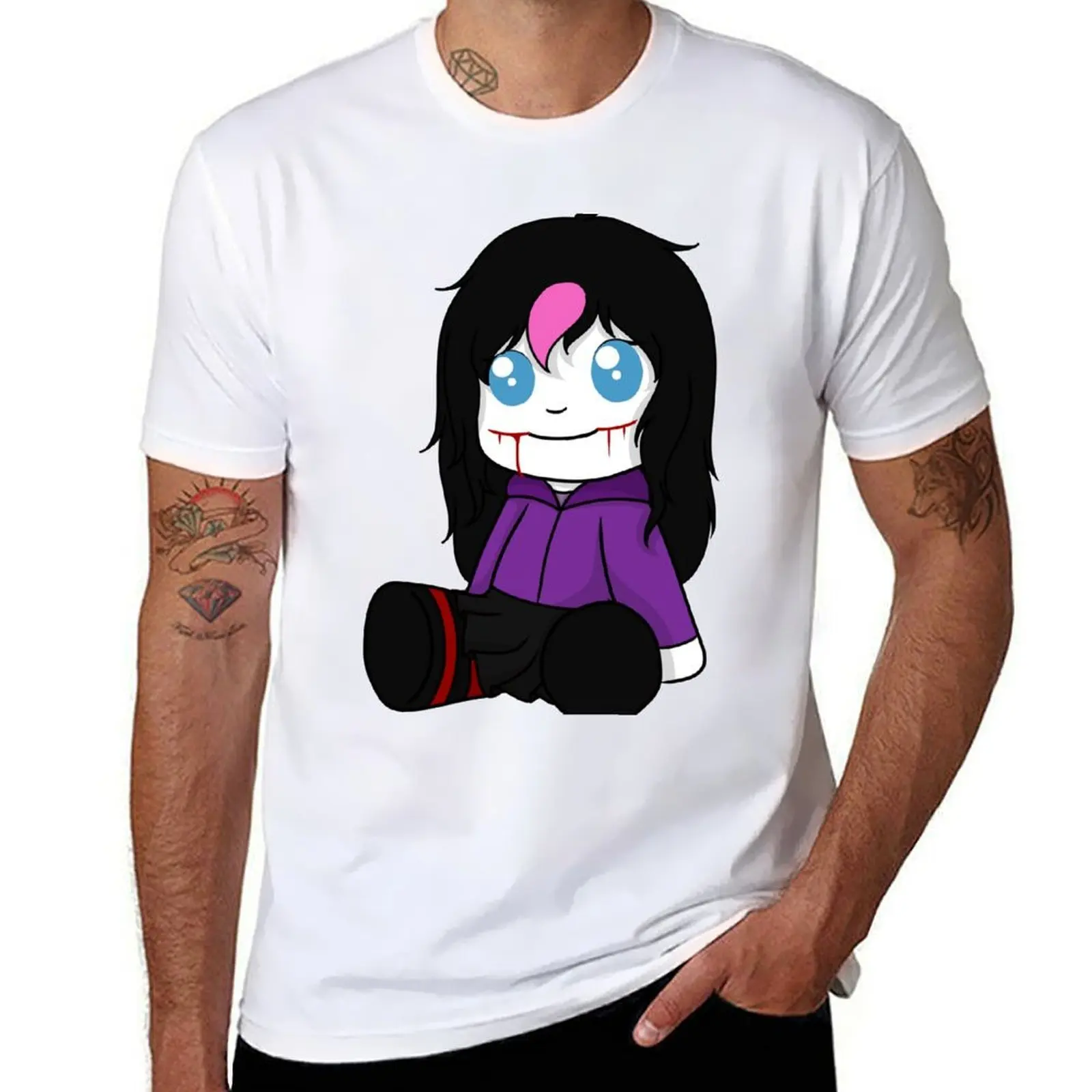 

Нина-убийца кукла чиби футболка мужская повседневная мужская футболка футболка с рисунком