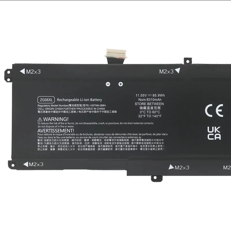 CP Battery HSTNN-1B8H ZG06XL L07046-855 11.55V/95.6Wh/8310mAh For ELITEBOOK 1050 G1 ZBook Studio x360 G5 Series Notebook